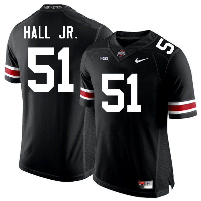 Mike Hall Jr. Ohio State Buckeyes Jersey College Football Uniforms-Black